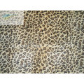 Ultra flexível curto Plush com Leopard padrão para o estofamento e vestuário